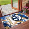 Crystal Velvet Rug Custom Name Text, Soft Non Slip Floor Mat Home DecorFC Zürich