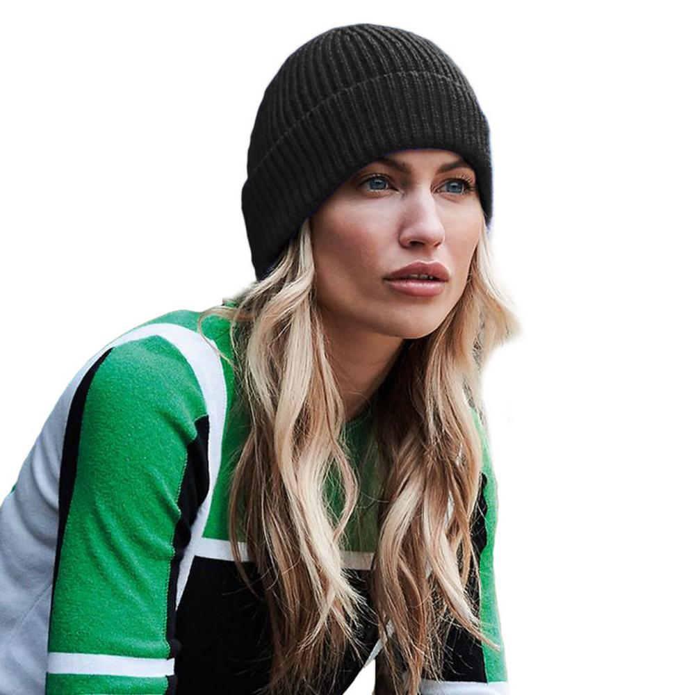 Beechfield Gerippte Beanie aus technischem Strick