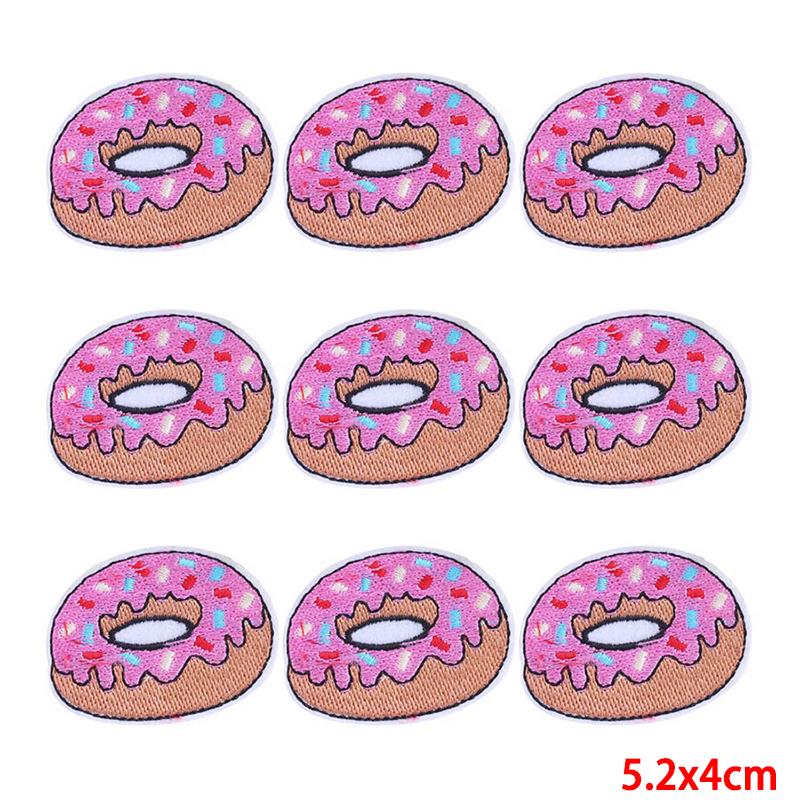 10 unids/lote, venta al por mayor, parche bordado, parches para planchar para ropa, parches para ropa, chaquetas, apliques de decoración, suministros para coser