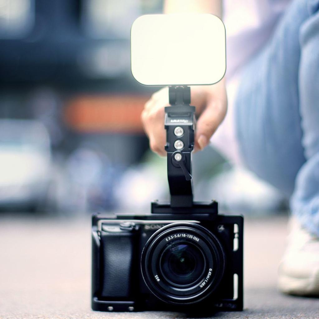 VIJIM VL100C LED Video Light with 4 Cold Shoe Mounts