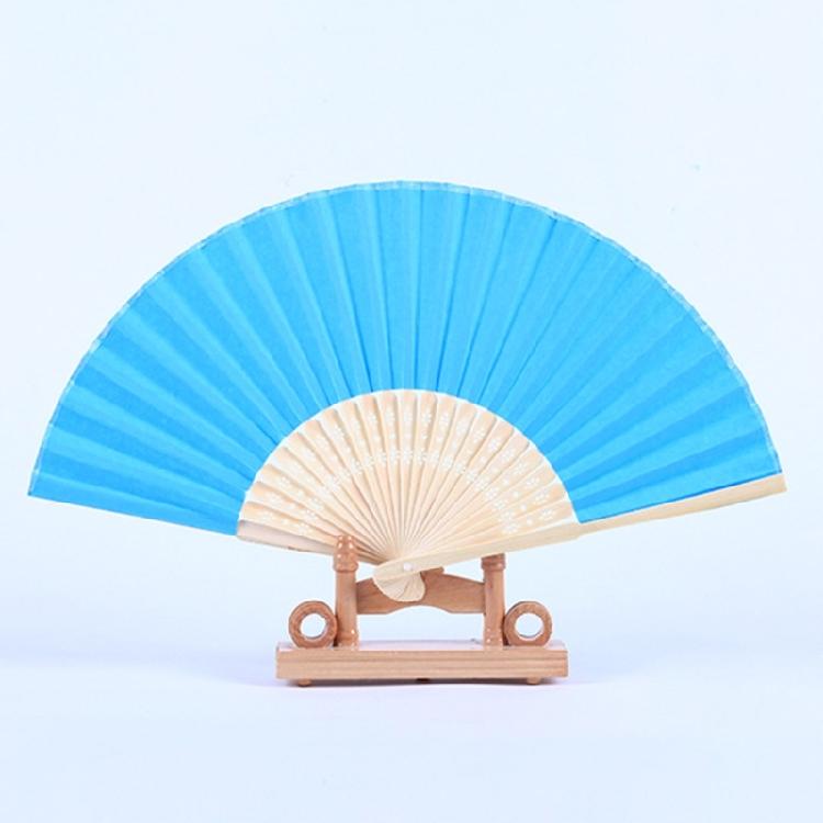 Handheld Fan Blank Folding Fan DIY Wedding Decoration Bamboo Hand Held Fan Craft