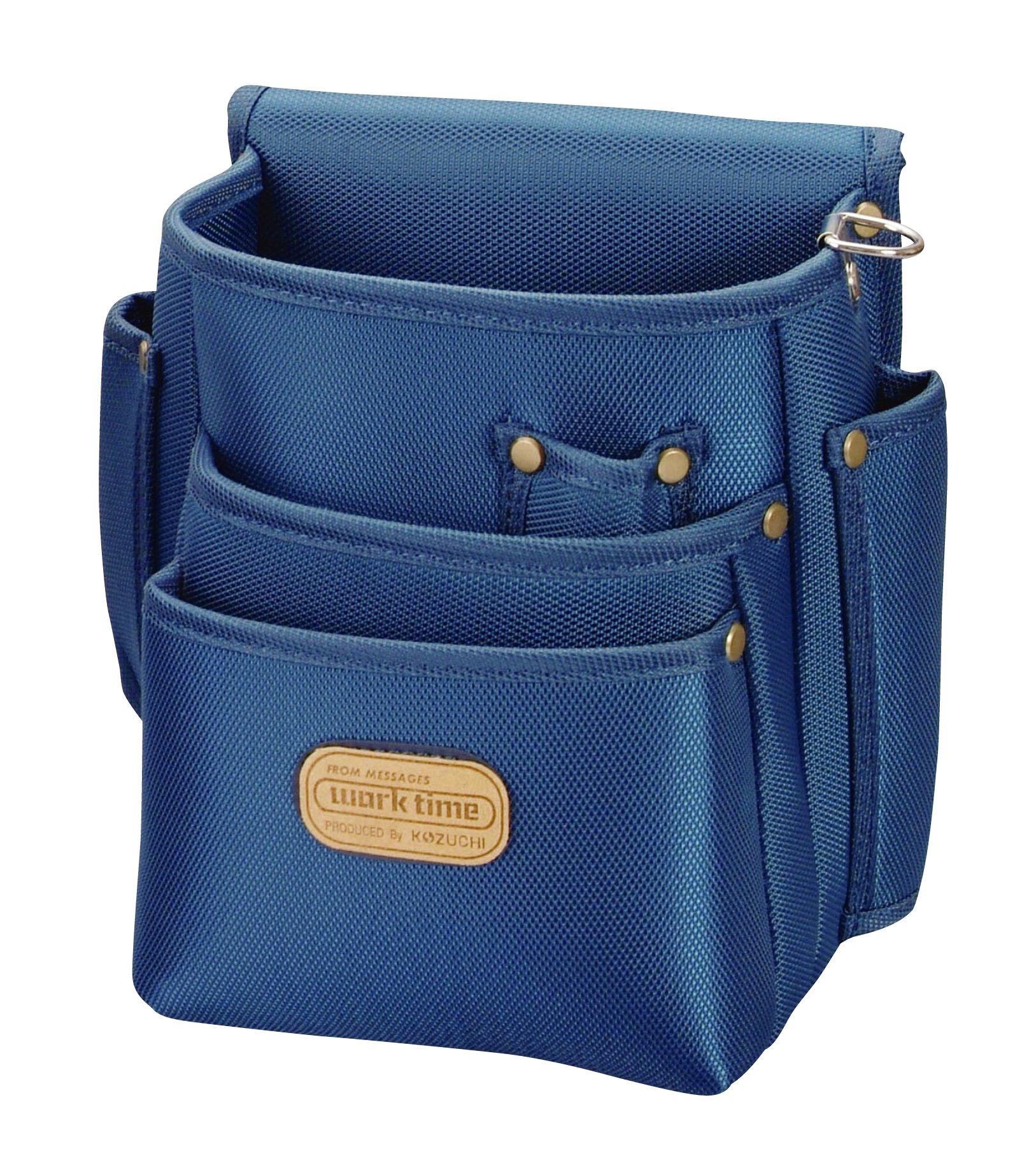 

Kozuchi Work Time Профессиональный рабочий поясная сумка электрика с 3 отделениями, KN-12 синий