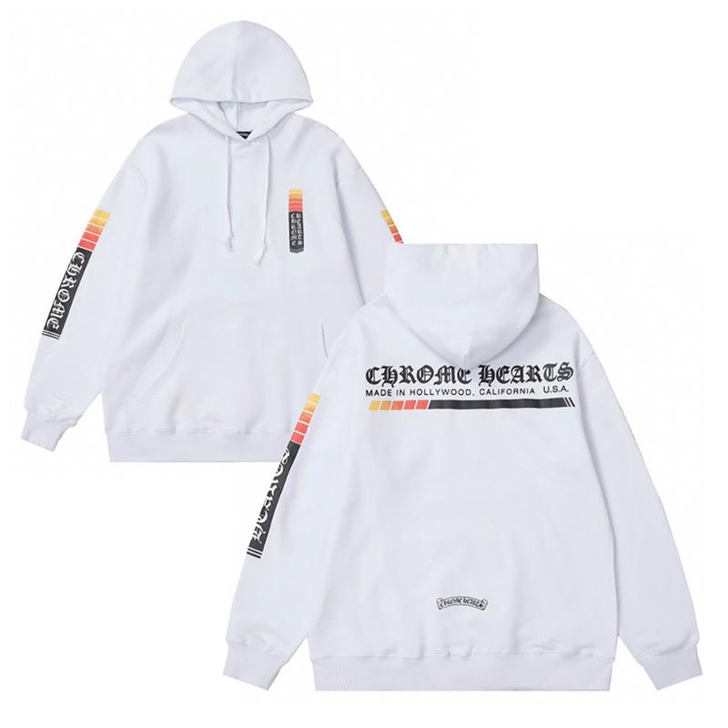 

824 CHROME HEARTS 2025 Autumn and Winter New Plus Size Classic Style Logo Hooded Sweatshirt, Suitable for Couples to Wear XL білий