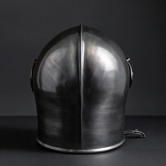 Cosplay Barbuta Knight Helmet  Full Steel Italian-Style Armor Headgear for LARP, Cosplay Historical Reenactment