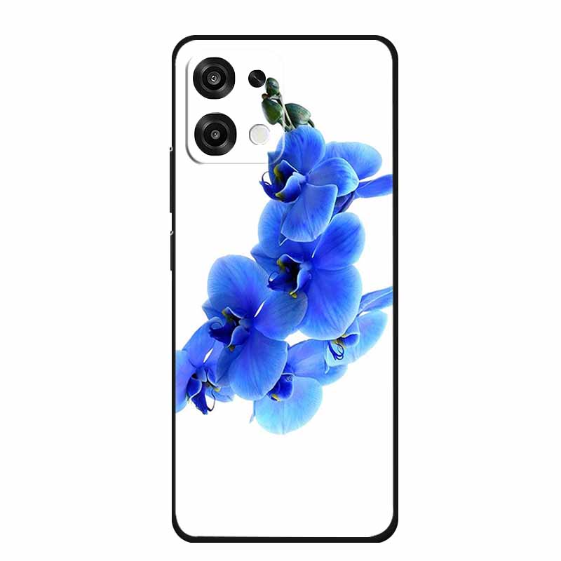 For OPPO F31 Phone Case F 31 Funda Fashion Flowers Black Silicone Soft Back Cover For OPPO F31 5G 2025 Case CPH2781 Coque Shell