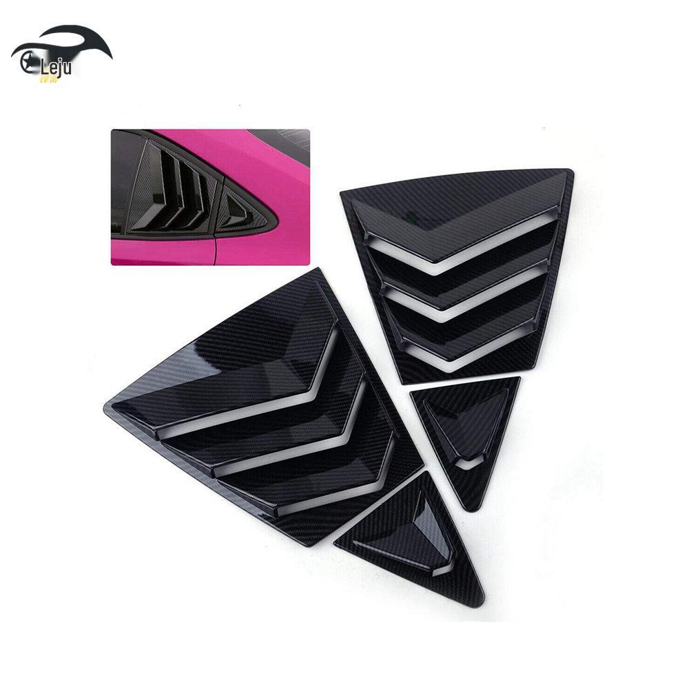 2020-2022 Toyota Corolla Rear Quarter Window Carbon Fiber Trim for Louvered Windows.