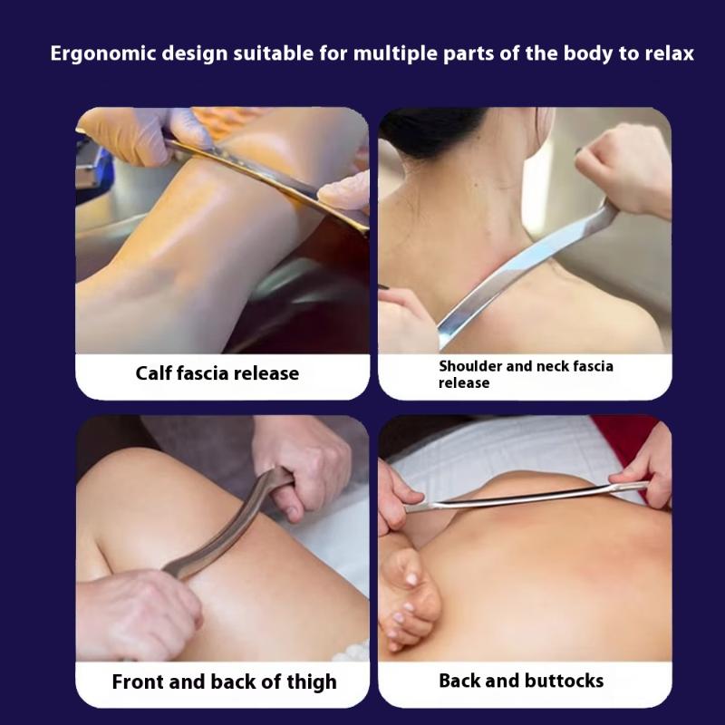 304 Edelstahl Fascia-Messer Gua Sha Schab-Massagegerät für große Muskeln Weichteilmobilisation