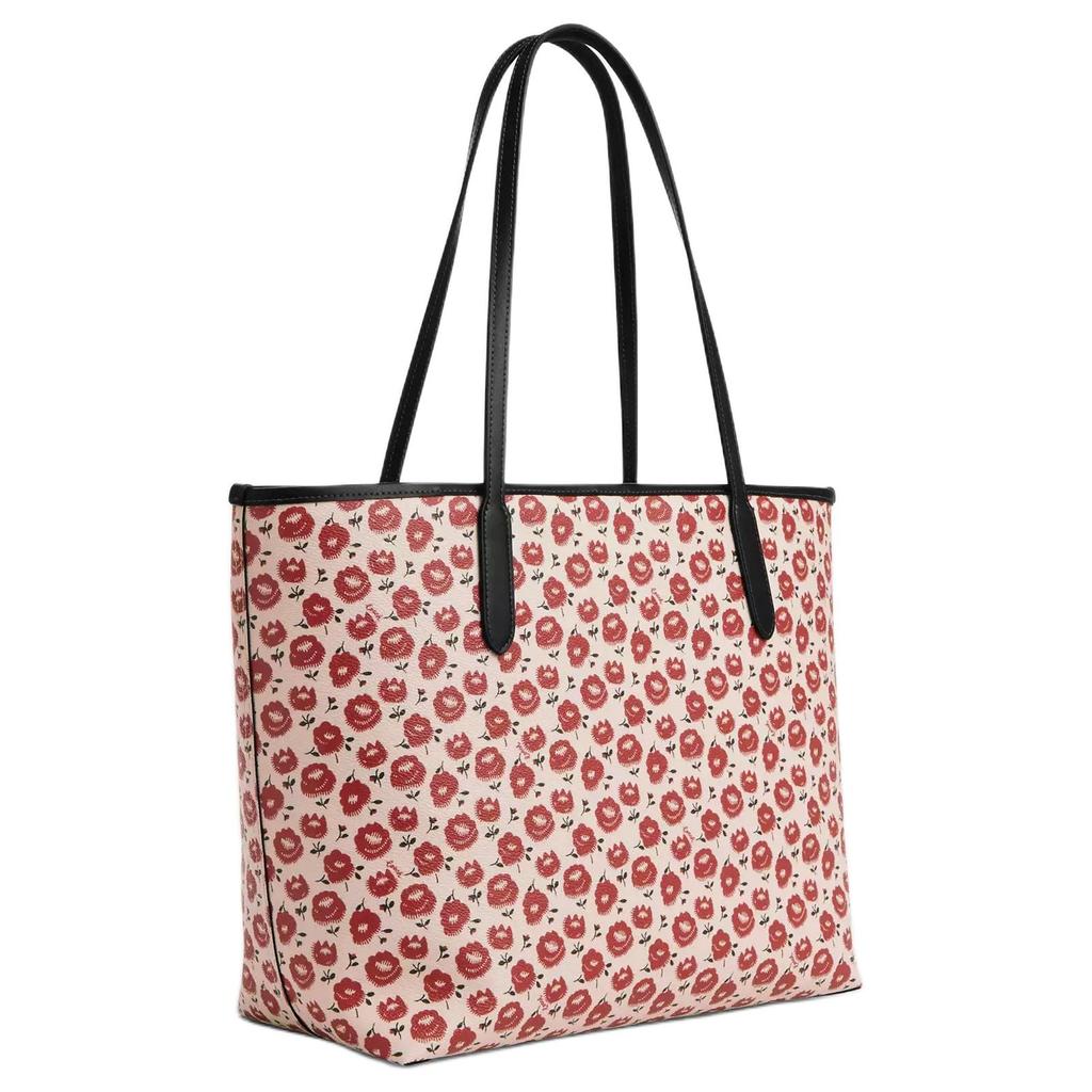 COACH City Printed Coated Canvas Tote Bag, Shopping Bag, Shoulder Bag Large Women's Red CBI50-SVWGZ
