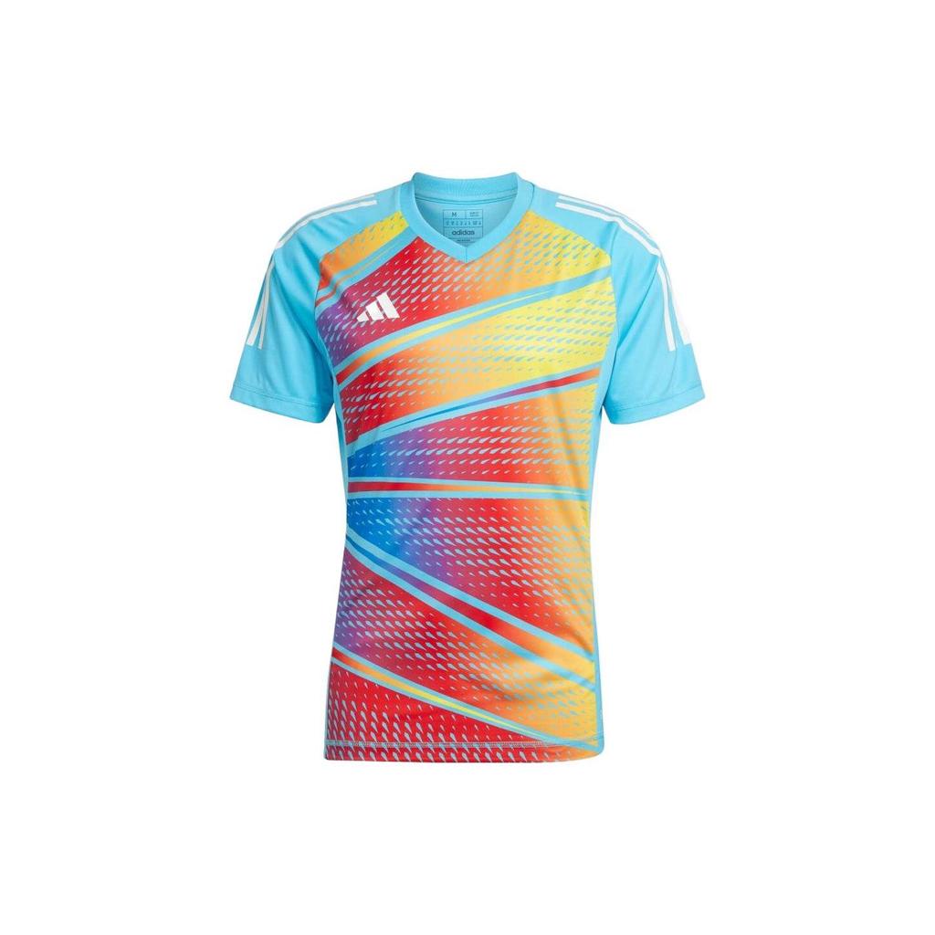 adidas Fußballtrikots Herren Himmelblau Dünn Gerader Schnitt HN7017