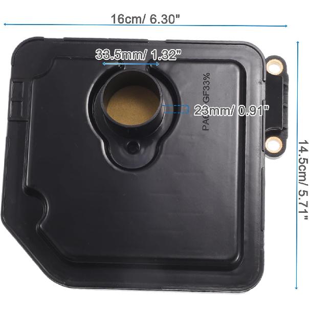 ACROPIX Automatic Transmission Filter Kit CVT Oil Cooler Filter Oil Pan Gasket Kit Fit for Hyundai Elantra 2017-2020 No.463212F000 - Pack of 2