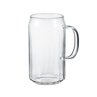 Heat Resistant Glass Can 450mL Beer Glass Mug Dishwasher Microwave Safe Heat Resistant Glass Made In Japan HGK-450-M