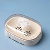 Light Luxury Travel Sealed Soap Box with Lid Washbasin Home Soap Box Cartoon-shaped Soap Storage Rack