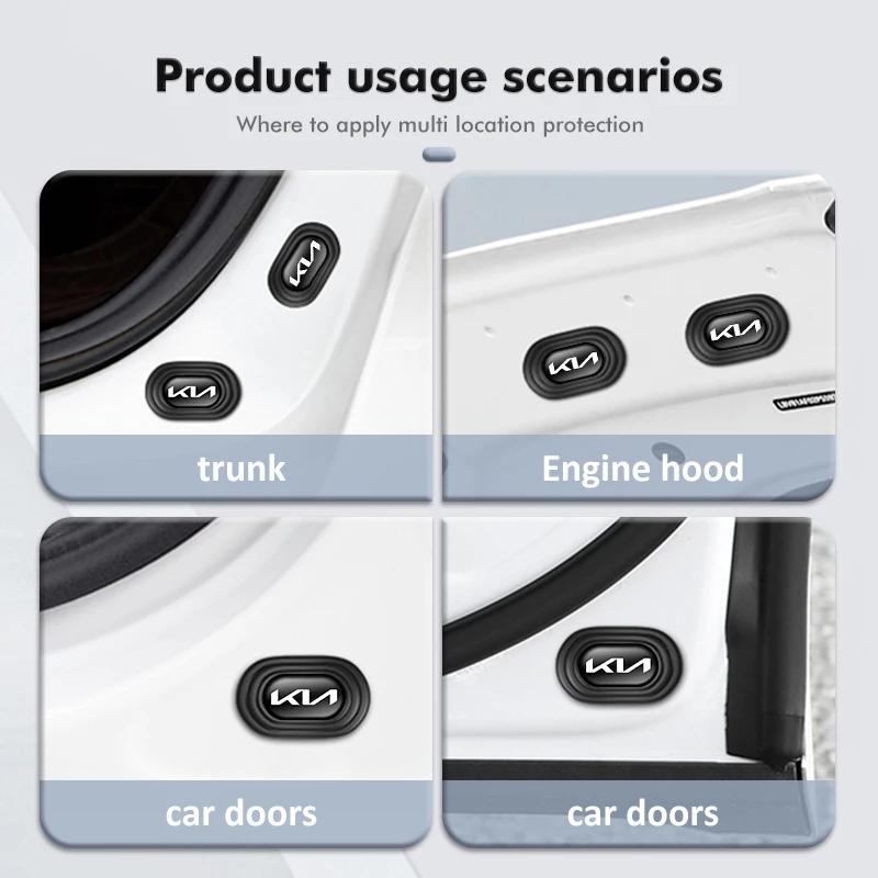 4 Pack Car Door Shock Pad Impact Sticker for Kia Sportage Ceed Picanto Rio ProCeed Niro 5 3 4 K7 K5 K8 K3 Ray K9 QD2