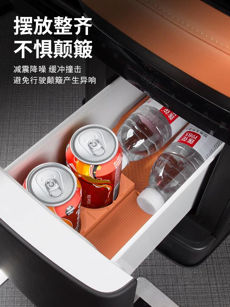 Suitable For Interior Accessories Of GAC Trumpchi Xiangwang M8 Car Refrigerator Storage Box Silicone Pad