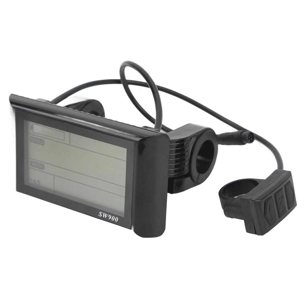 LCD-Display für Elektrofahrräder, Elektroroller, SW900, LCD-Display, Messgerät mit wasserdichtem Anschluss