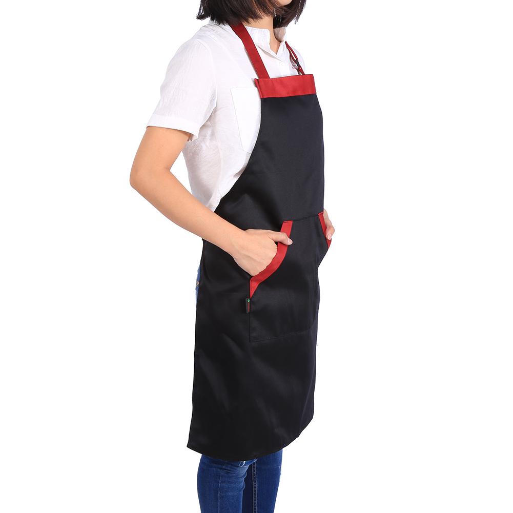 Useful Unisex Cafe Chefs Apron Restaurant Home Kitchen Cooking Dress Black