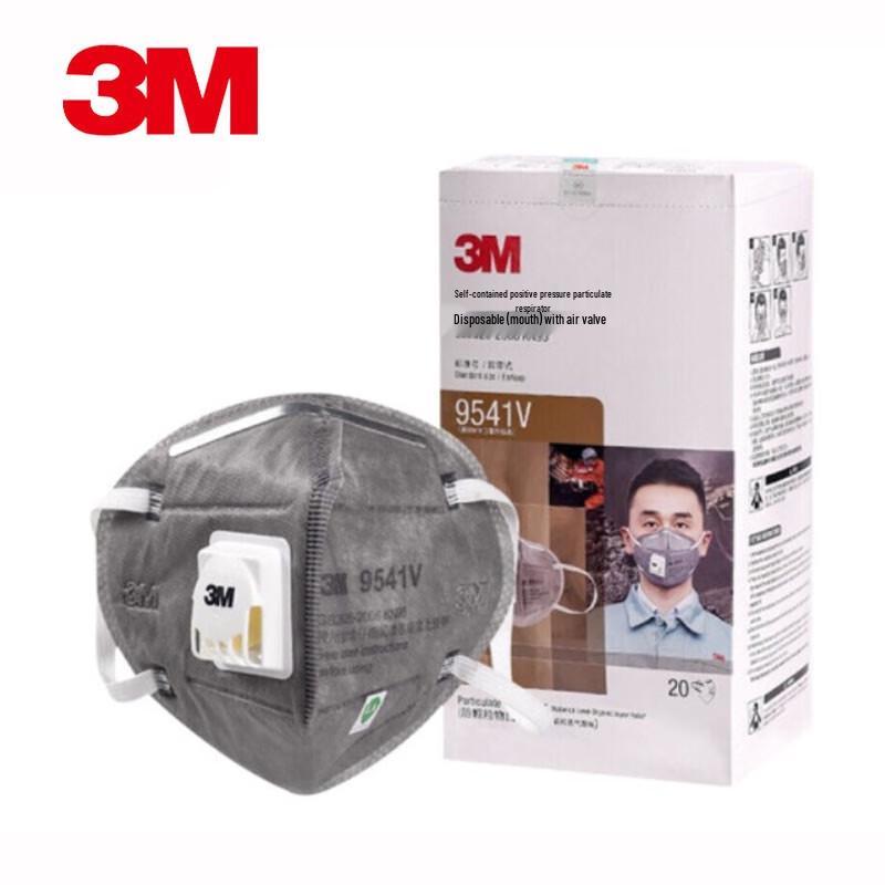 3M 9541V KN95 Activated Carbon Respirator Mask 20 Count Box