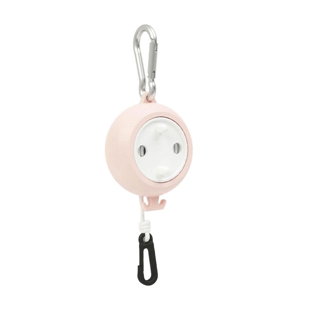 New Retractable No-Drill Hanging Rope with Hooks for Outdoor Camping Hotel Dormitory Portable Travel Clothesline
