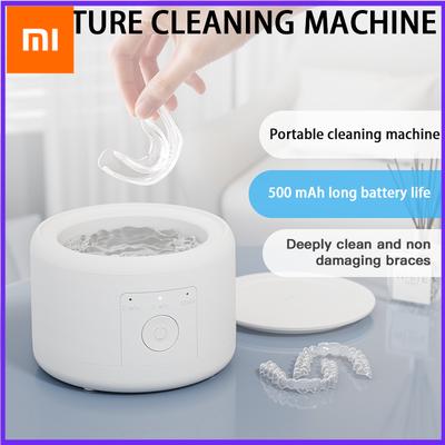Xiaomi Xiaomi 50KHZ Ultraschall Zahnspangen Reinigungsgerät USB wiederaufladbar Multifunktion Unsichtbarer Retainer Prothese Maschine Schmuck Hohe Frequenz