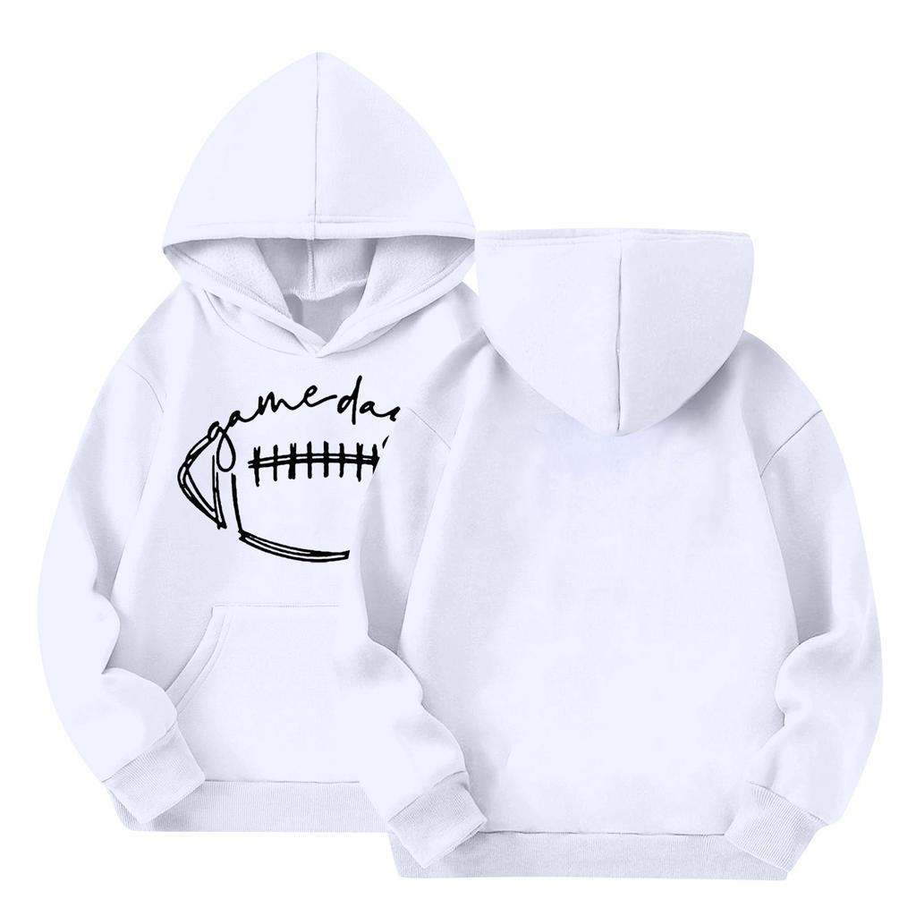 Cute Hoodies For Teen Children Trendy Preppy Hooded Sweatshirts Oversized Long Sleeve Shirts Clothes For Children