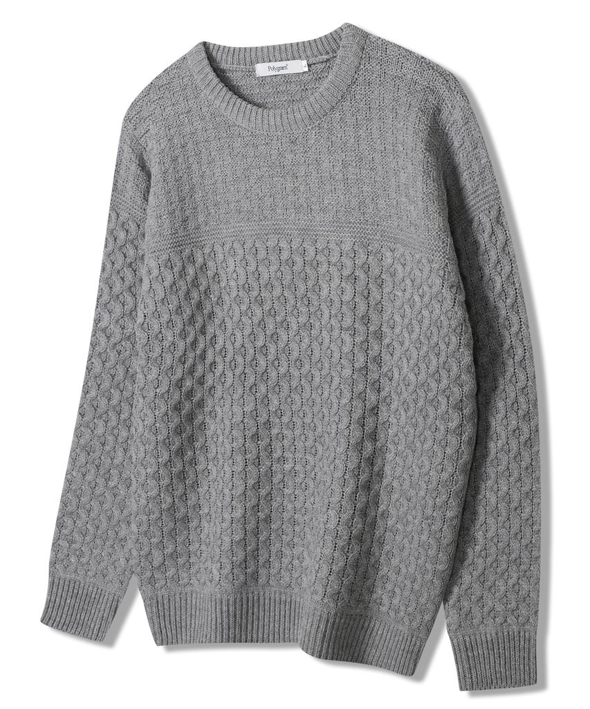 POLYGRAM Circle Cable Round Knit - 6 Colors