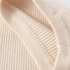 Chic Ribbed Knitted Sweater Dress Autumn Winter Long A-line Full Sleeve Thick Pullover Party Wear