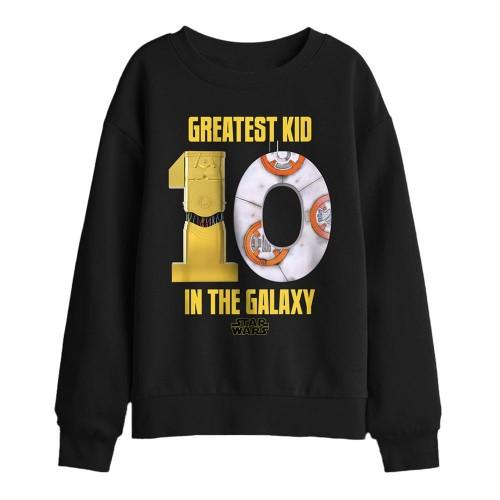 Star Wars Childrens/Kids Greatest Kid C3PO BB-8 10th Birthday Sweatshirt