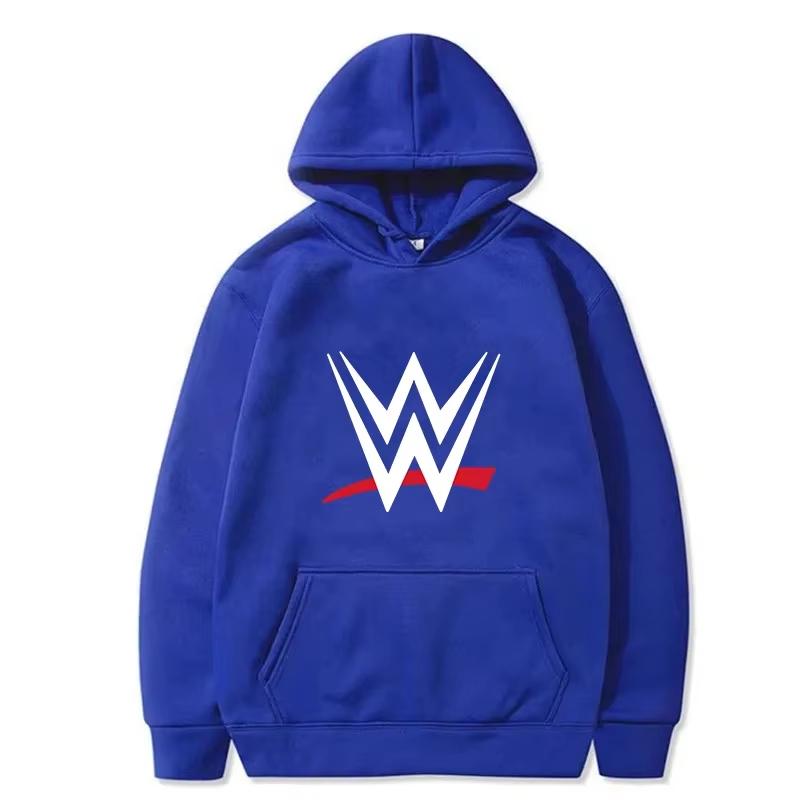 Gorący sprzedaż logo: Nowa bluza z kapturem WWE z luźnym nadrukiem ze Stanów Zjednoczonych