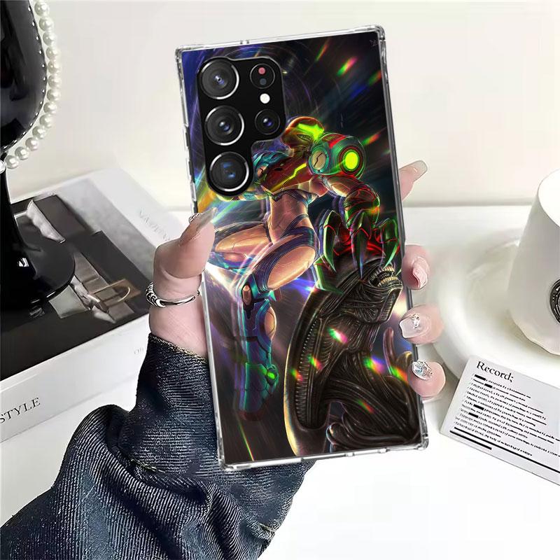 Game M-Metroids Soft Phone Case For Samsung Galaxy S22 S23 S24 S25 Edge S26 Ultra S20 FE S21 Plus + Fundas Coque Galaxy S20 S21