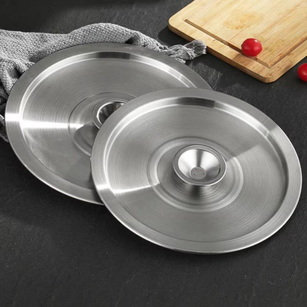 Universal Pot Lids Stainless Steel Frying Pan Metal Lid New Bowl Cover