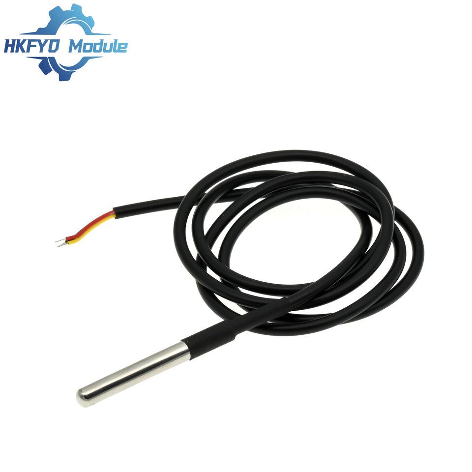 Waterproof DS18B20 Temperature Sensor Module Kit Probe 1-10M Cable for Arduino Stainless Steel