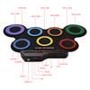 Electric Drum Set Portable Drum Pad Kit 7 Pads with Headphone Jack Pedals Drumsticks Musical Instruments Practice Pad Drum Kit