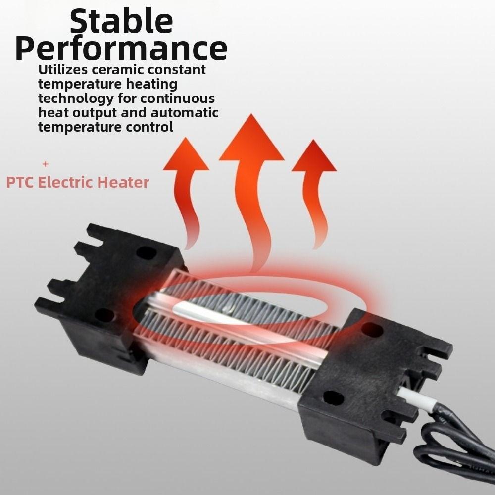 113*35*26mm Insulation-Thermostatic 220V 100W PTC Ceramic Air Heater AC DC Incubator Heater