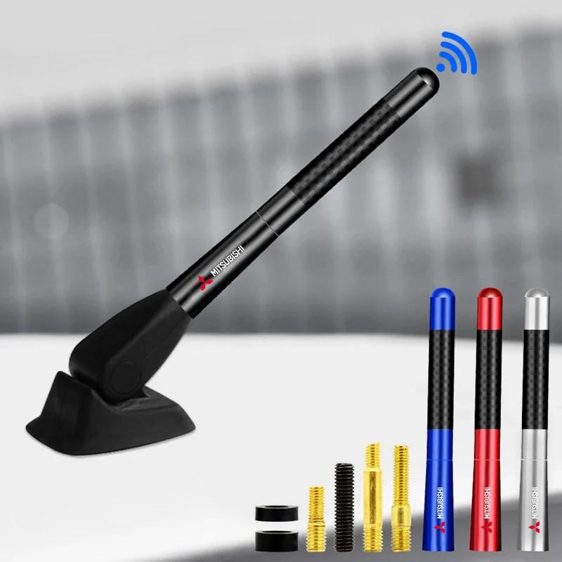 jbvr8 car 12cm Carbon Fiber Radio Car Antenna Auto Accessories For Mitsubishi Outlander Lancer 10 9 ASX RALLIART Eclipse L200 Pajero
