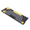 Wired Computer Keyboard Quiet Anti Ghosting RGB Backlit Slim 68 Keys Keyboard Scissor   for Work Gaming