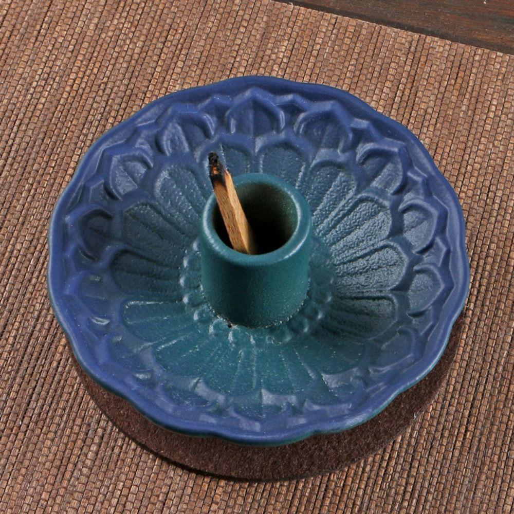 

Винтажная курильница для благовоний Керамический пепельница Прочная подставка для сжигания Поднос Настольный центральный элемент