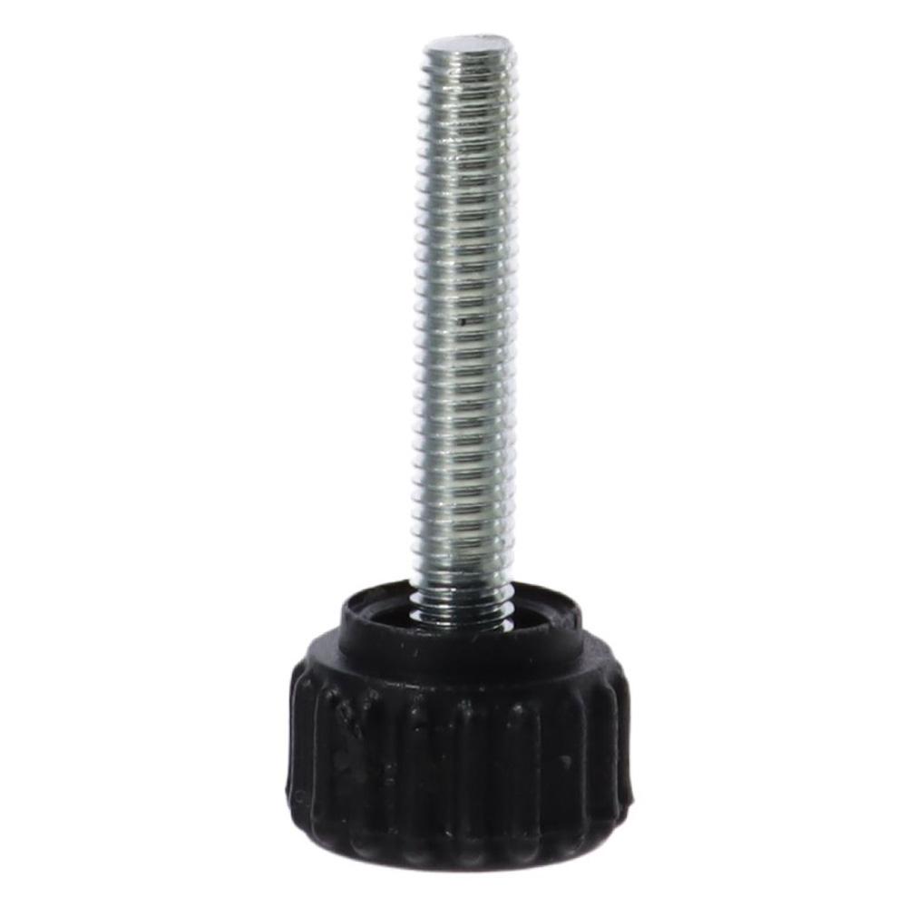 8Pcs Male Clamping Knobs Black Thread Length Screw Hand Bolts Knurled Thumb Screws Furniture
