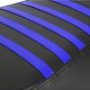 ATV Seat Cover for Raptor 700 700r 2006-2023 Anti-Slip Lasting Ribbed Soft Protector Blue