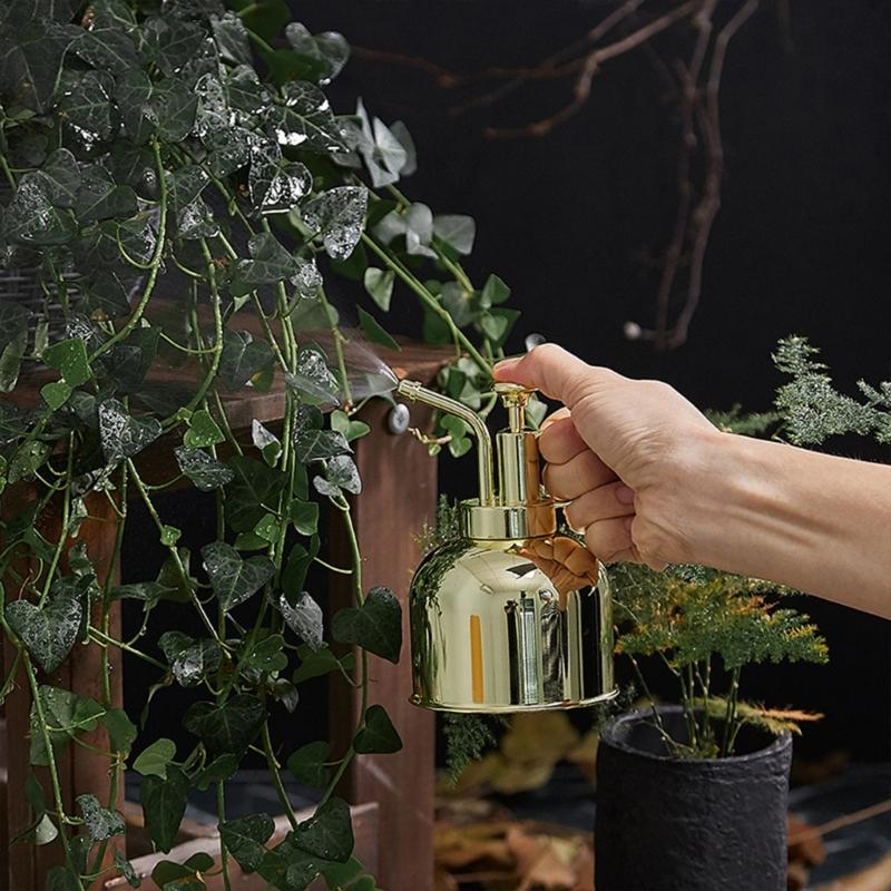 Ergonomiczna Wytrzymała Stal Nierdzewna Mała Konewka Odporna na Rdzę Lekka Na Balkon Ogród i Rośliny Domowe