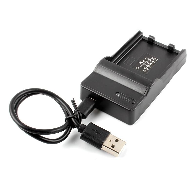 USB Charger for Konica Battery DR-LB4 NP-500 NP-600 DIMAGE 500 530 600 G400 G500 REVIO KD-310Z KD-500Z KD-410Z KD-420Z Camera