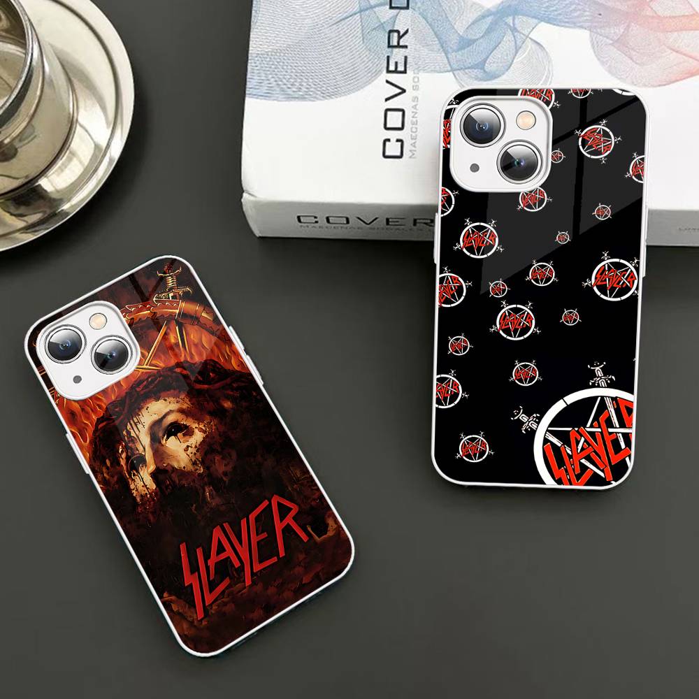 S-Slayers Band For IPhone 14 13 12 Mini 11 Pro XS Max X XR 14 Plus Tempered Glass Cover