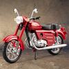 1/10 JAWA 250 Alloy Classic Retro Motorcycle Model Diecast Metal Street Motorcycle Model Simulation Sound and Light Kid Toy Gift