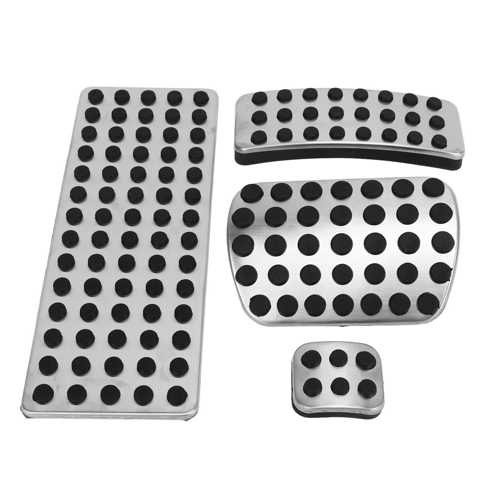 

Foot Pedal Set Automatic Transmission Stainless Steel Brake Accelerator Pedal Replacement for