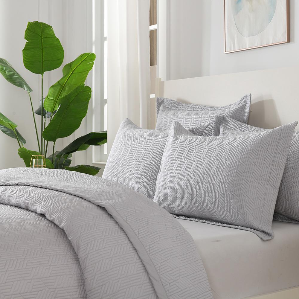 

2025 Комплект стеганого покрывала из трех предметов Tencel Lyocell с хлопковой простыней для лета 230x245cm Bedspread Only