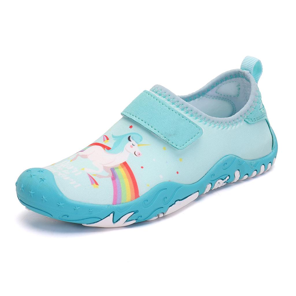 New platform beach shoes children's unicorn creek shoes snorkeling diving shoes swimming shoes barefoot skin soft shoes