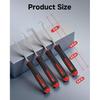 4-Piece Pick Set Mechanic, Automotive Hook and Pick Set with Soft Grip & Non-Slip Shaft, Precision Pick Tool & O Ring Pick for Oil Seal, Gasket,