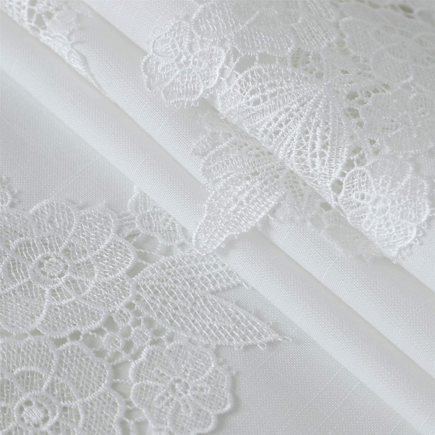 

Кремово-белая кружевная вышивка цветами маленькая квадратная скатерть деревенская свадебная вечеринка дом кухня шкаф прикроватный столик украшения 35 x 35 дюймов