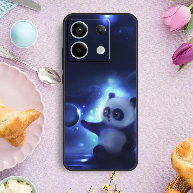 Cute Baby Panda Case For Xiaomi Redmi Note 15 Pro Plus 10 11 12 13 14 Pro Cover For Redmi 14C 15C 12C 10C 13C