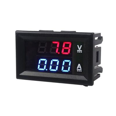 LED Digital Voltmeter Ammeter Two Screen 0-100V 10A Precisions Measurement For Lab Use
