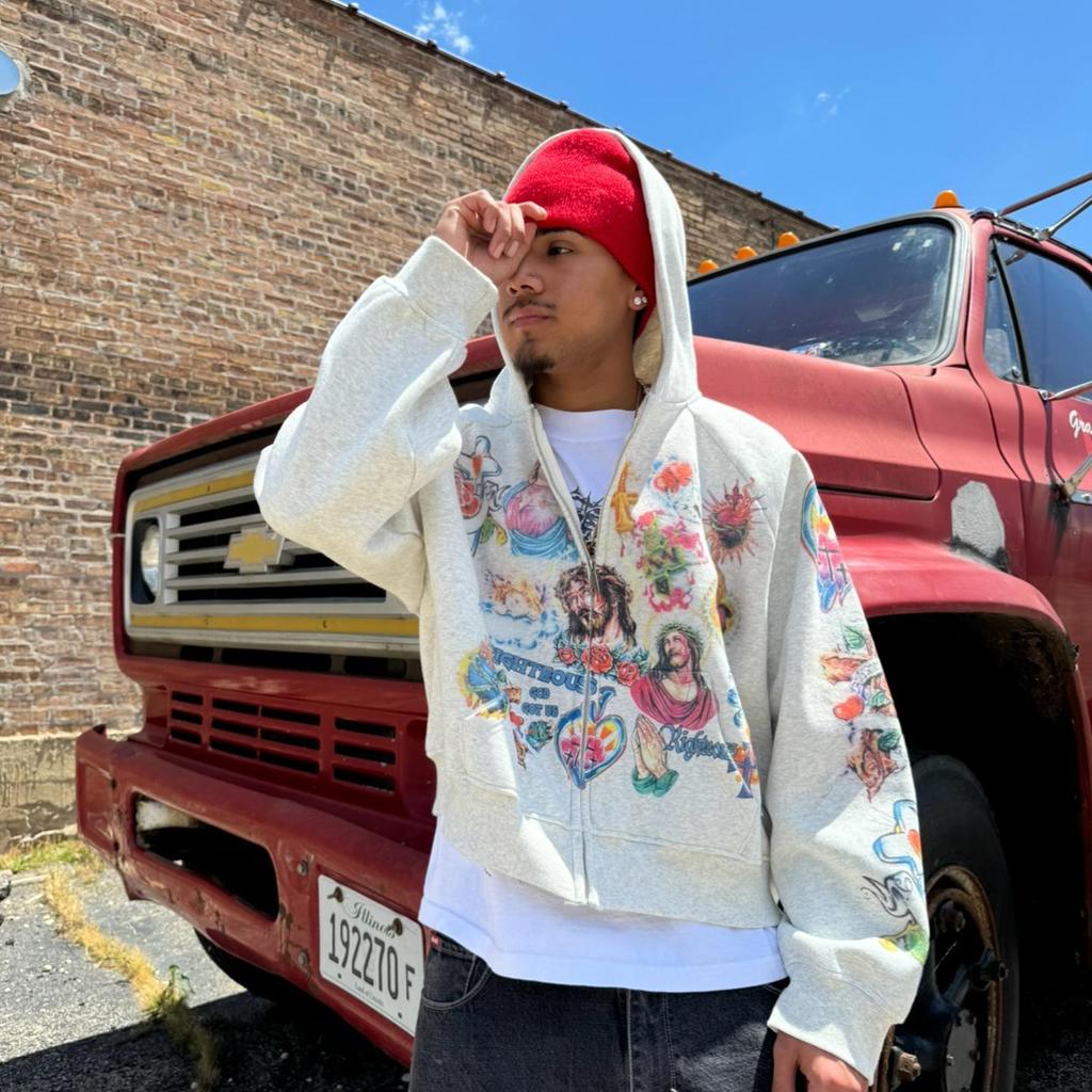 Retro Gothic 3D Print Hoodie: Loose, Versatile Harajuku Sweatshirt for Couples